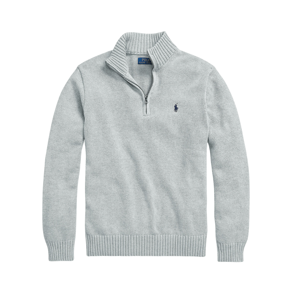 POLO RALPH LAUREN Cotton Quater Zip Sweater