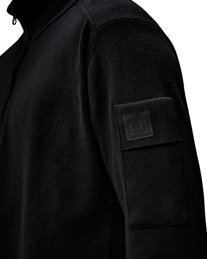 C.P. COMPANY Metropolis Merino 1/2 Zip Sweater - Image 3