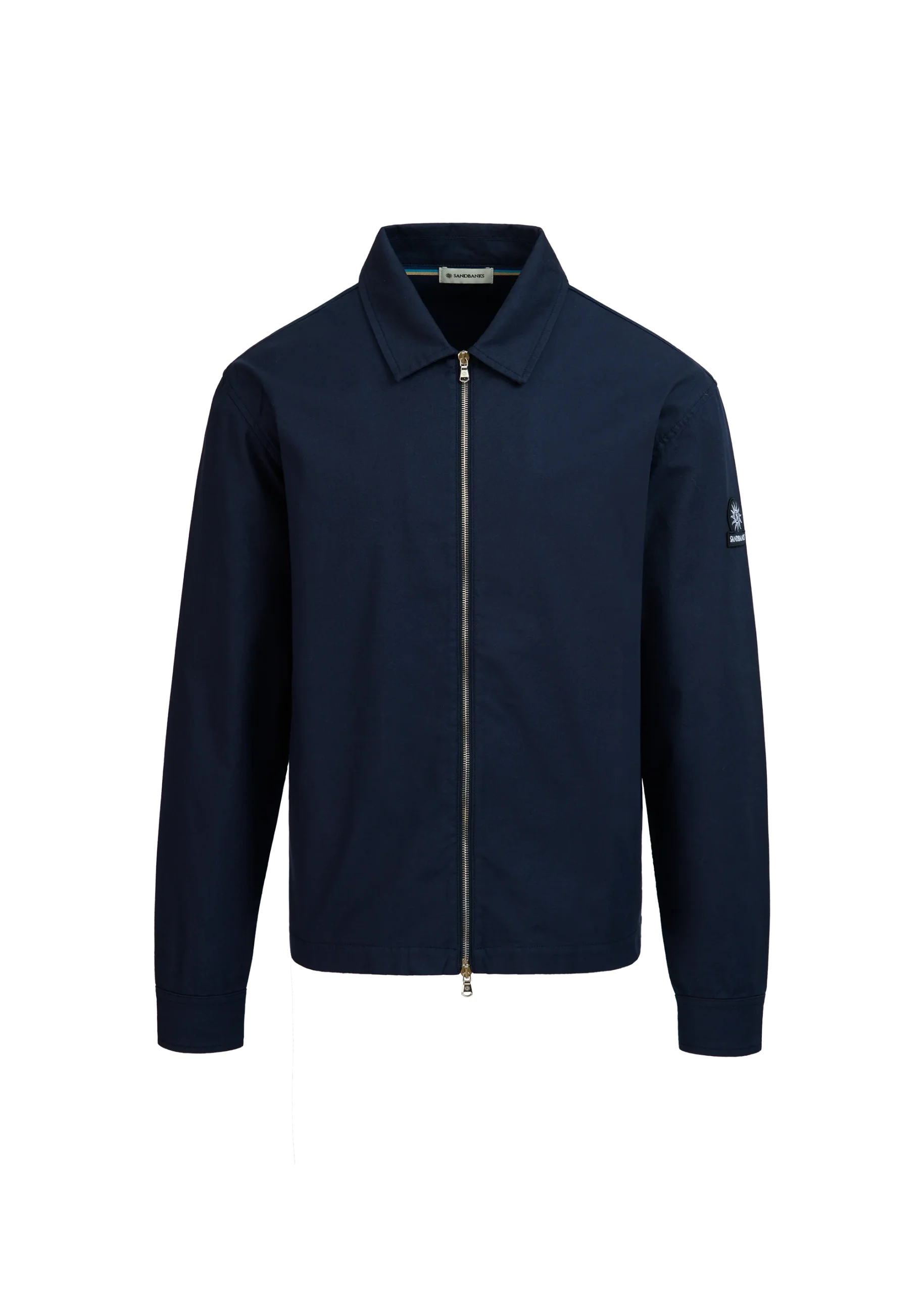 SANDBANKS Gabardine Zip Overshirt