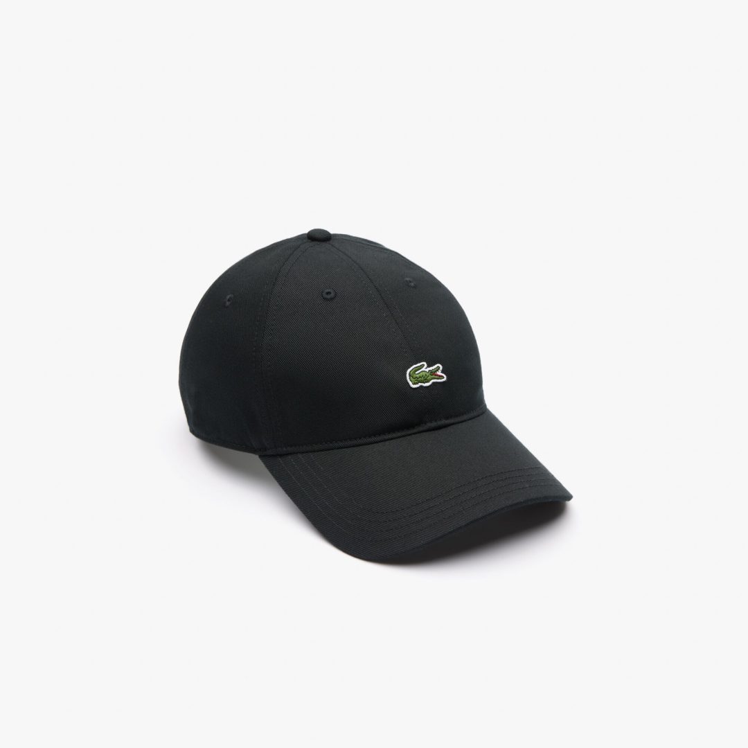 LACOSTE Cotton Twill Logo Cap
