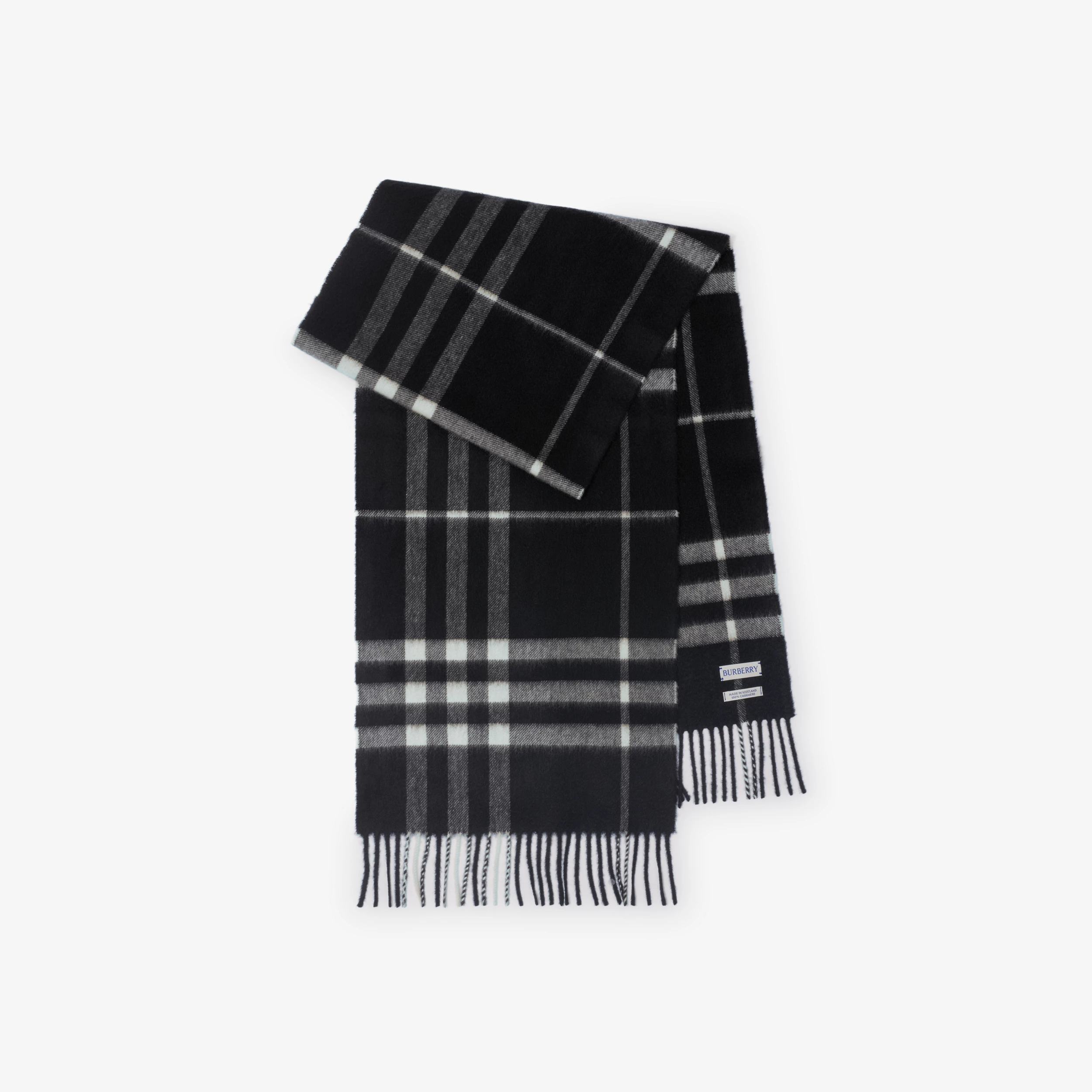 BURBERRY Giant Check Cashmere Scarf
