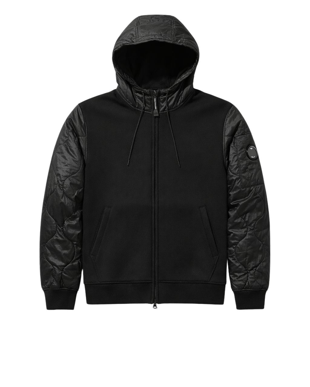 C.P. COMPANY Merino Wool Mixed Zip Hoodie