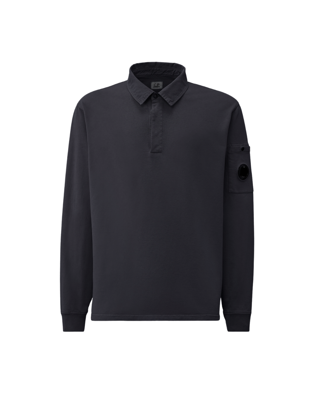 C.P. COMPANY Light Fleece Polo Sweatshirt