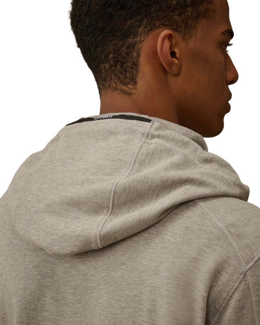 C.P. COMPANY Light Fleece Zip Hoodie - Image 3