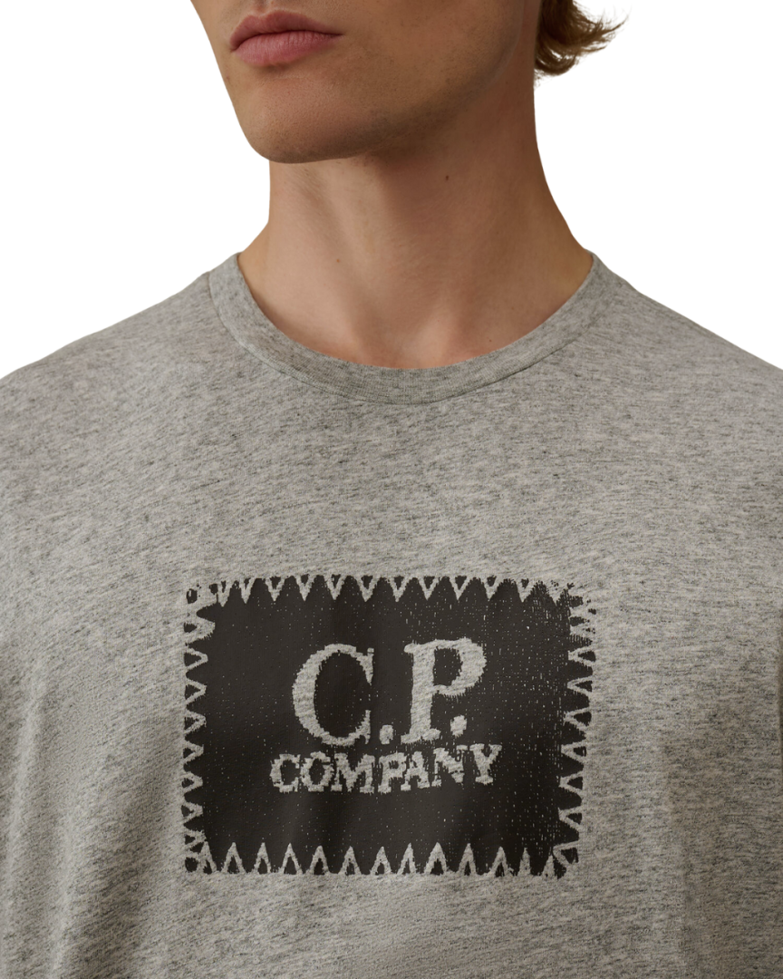 C.P. COMPANY Stamp Logo T-Shirt - Image 3