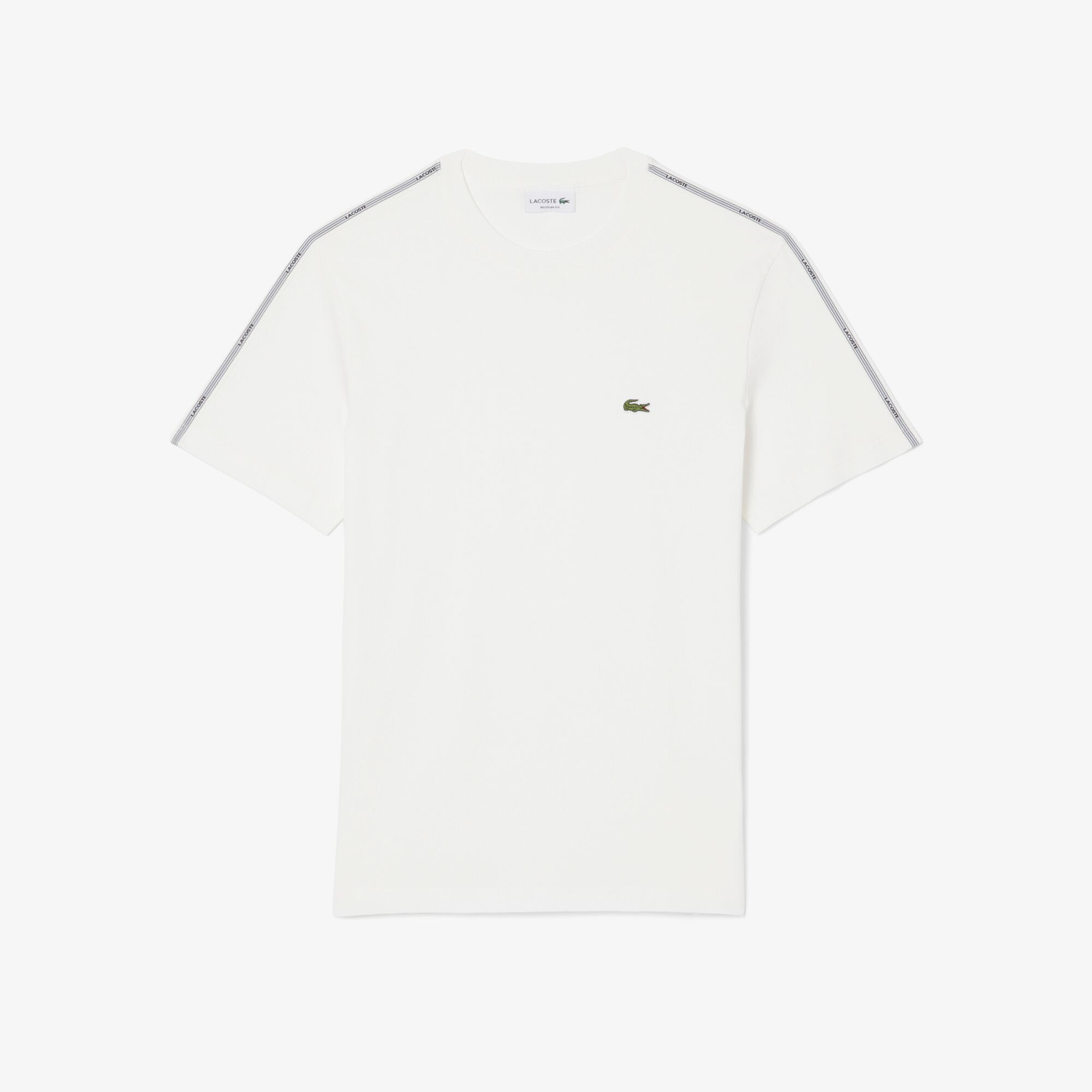 LACOSTE Stripe Crewneck T-Shirt