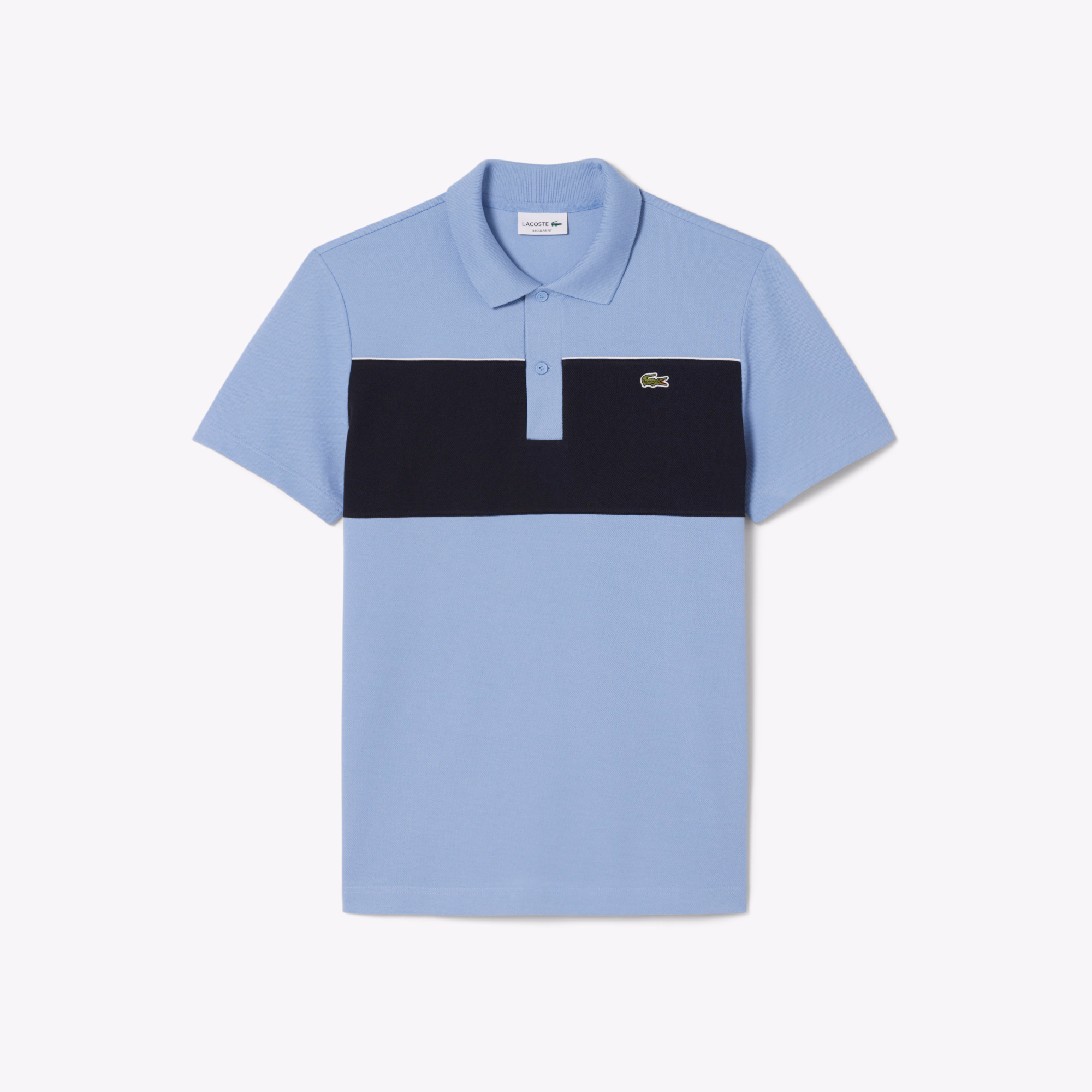 LACOSTE Regular Fit Colour Block Polo
