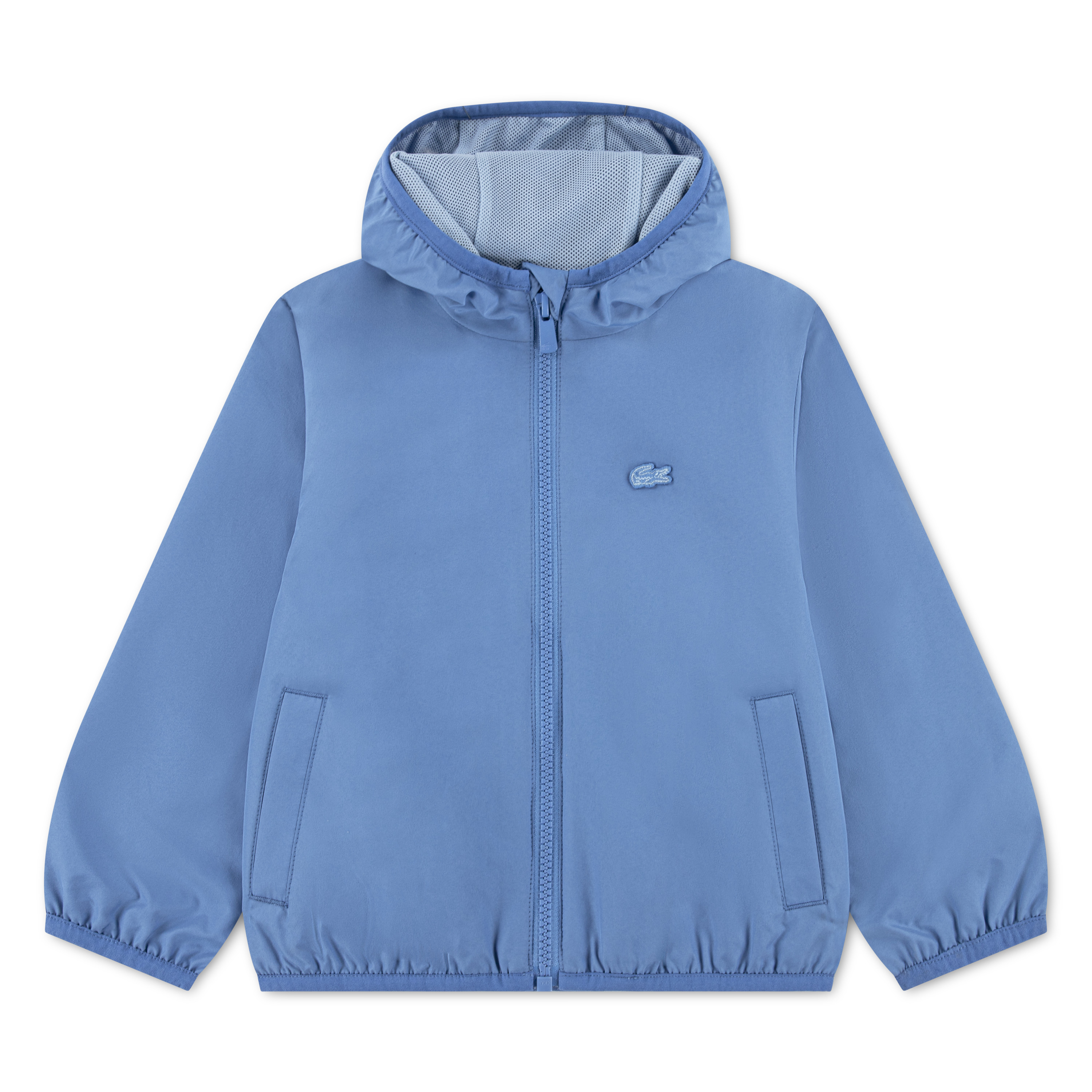 LACOSTE TEEN Hooded Logo Windbreaker
