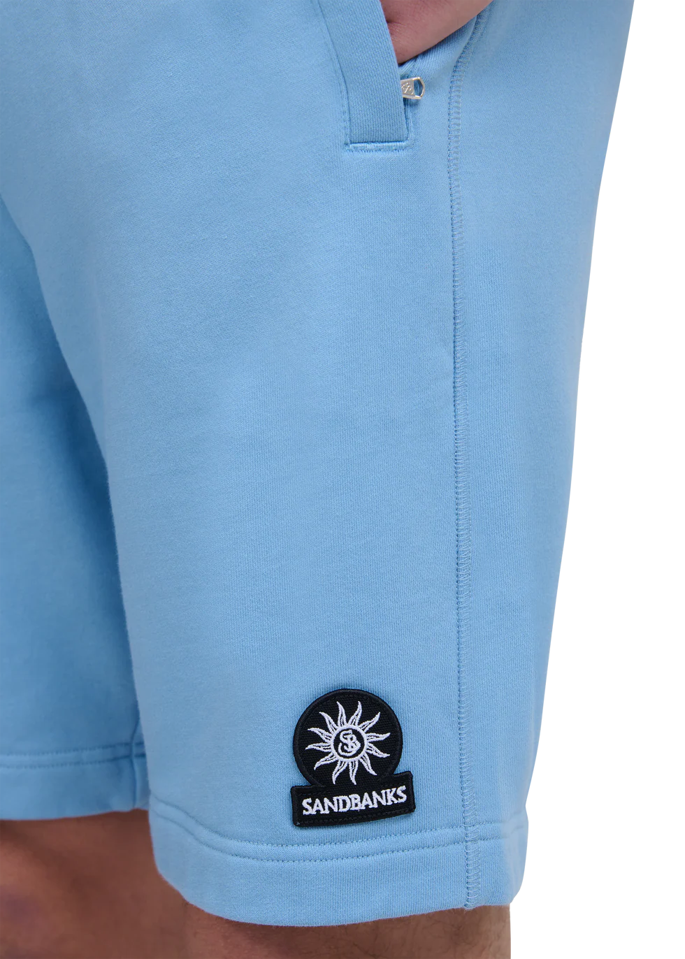 SANDBANKS Badge Logo Shorts - Image 5
