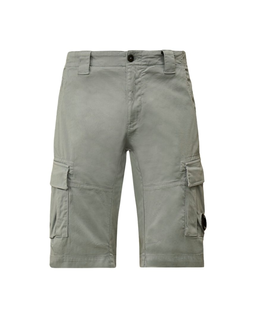 C.P. COMPANY Stretch Sateen Cargo Lens Shorts