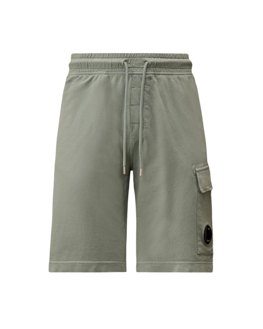 C.P. COMPANY Light Fleece Cargo Lens Sweatshorts