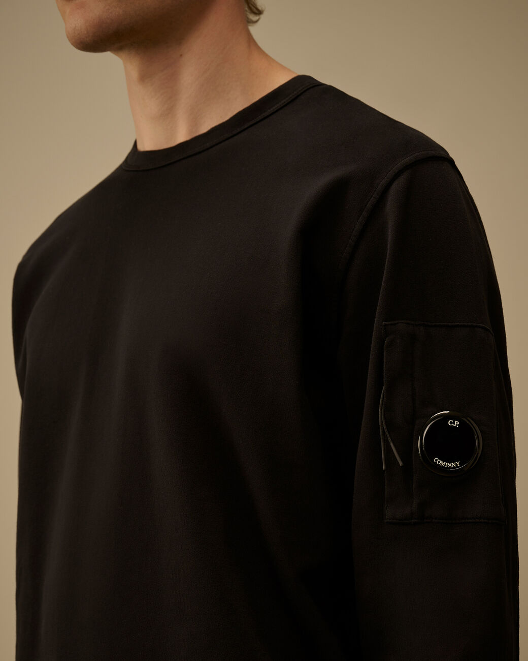 C.P. COMPANY Light Fleece Crewneck Sweatshirt - Image 3