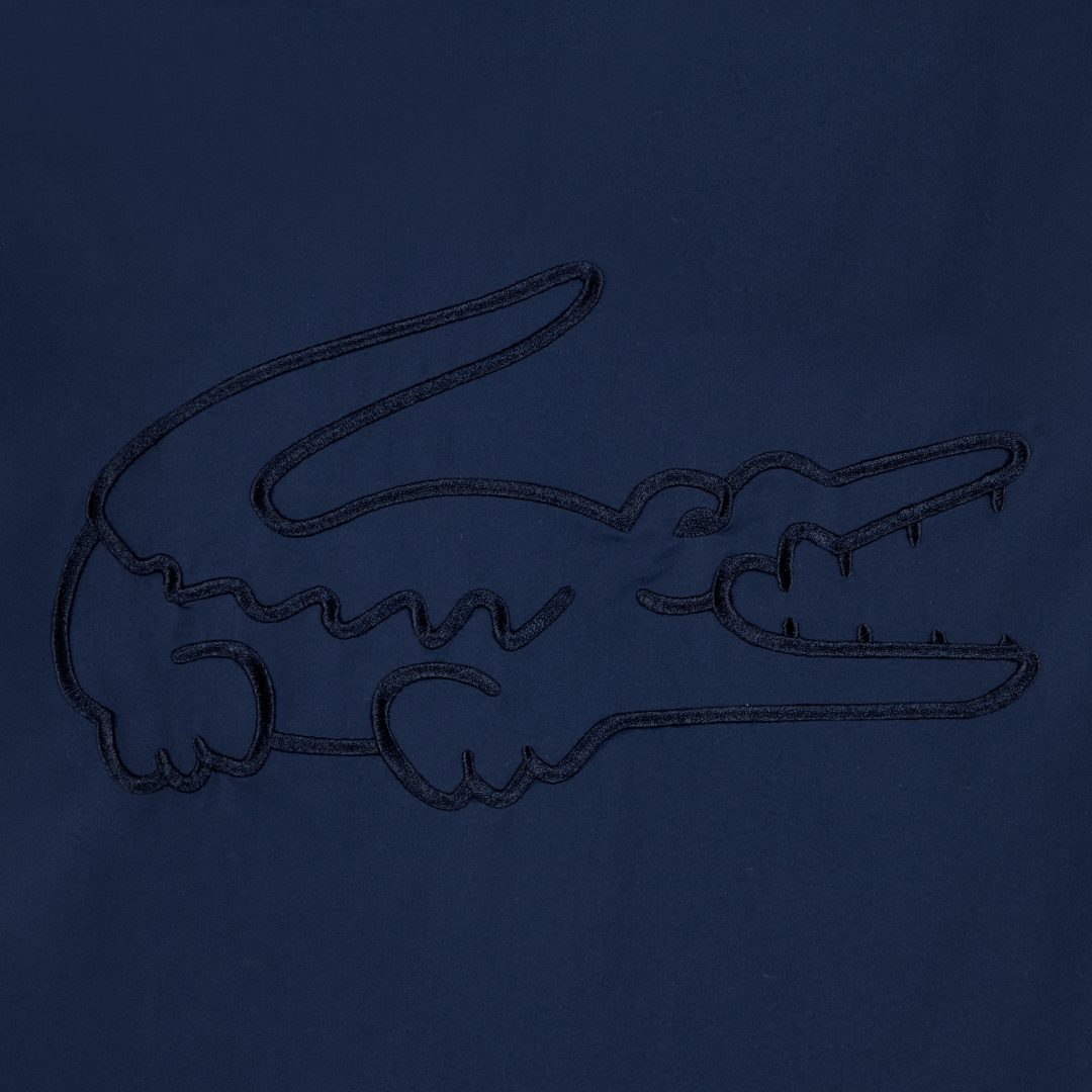 LACOSTE KIDS Hooded Logo Windbreaker - Image 4