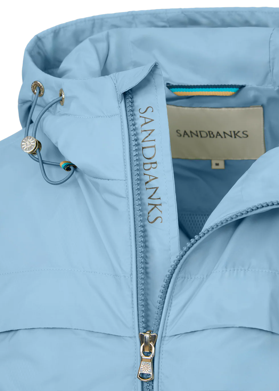 SANDBANKS Hooded Nylon Meridian Windbreaker - Image 3