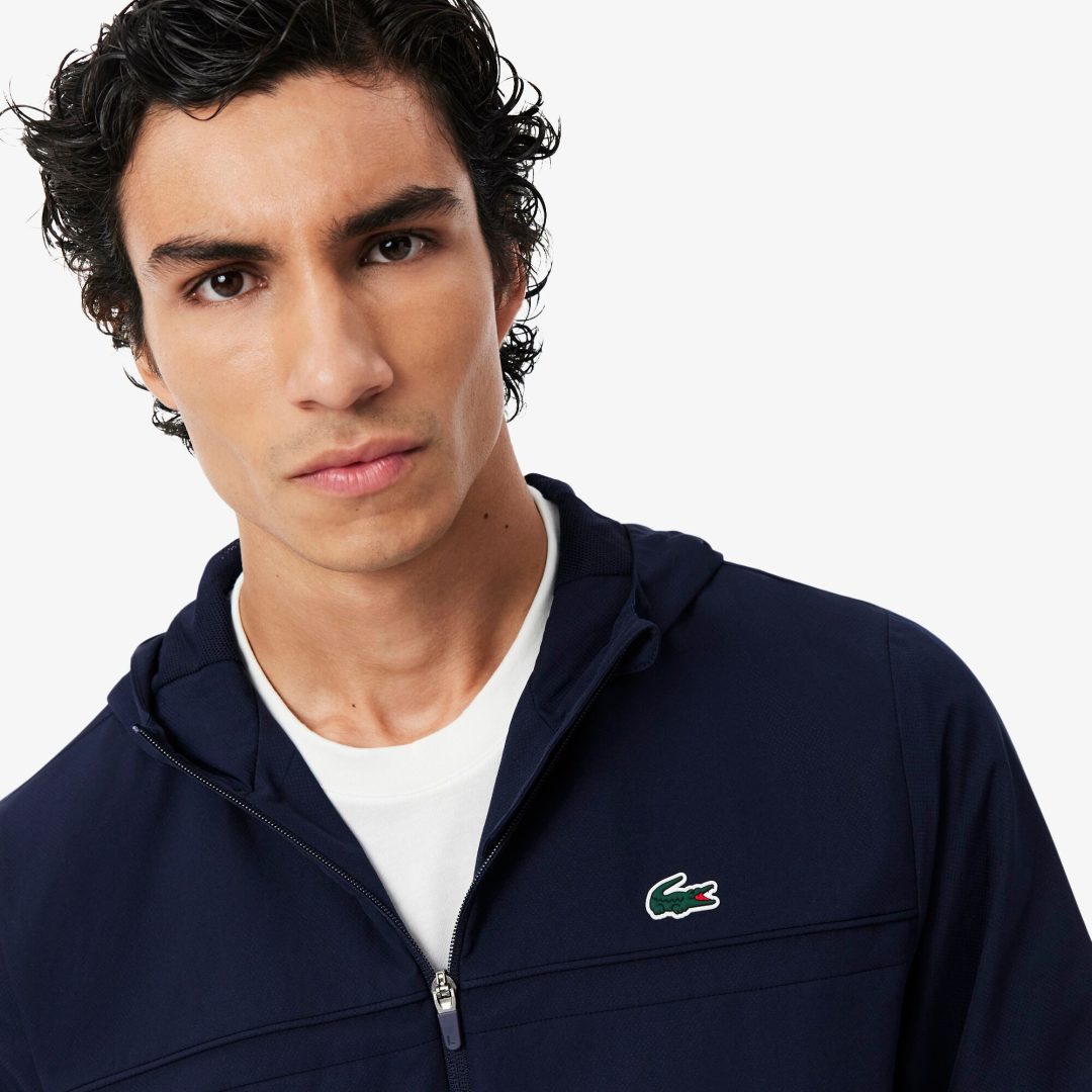 LACOSTE Water-Repellent Track Jacket - Image 6