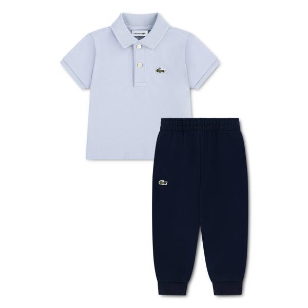 LACOSTE KIDS Polo & Jogger Set
