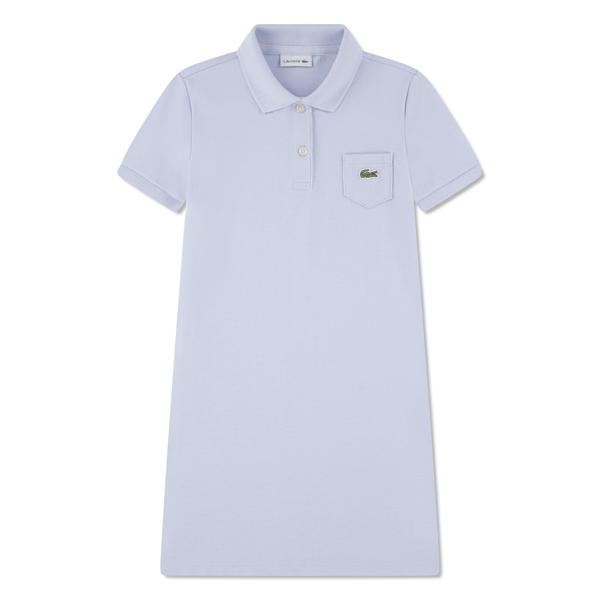 LACOSTE KIDS Pique Collar Polo Dress