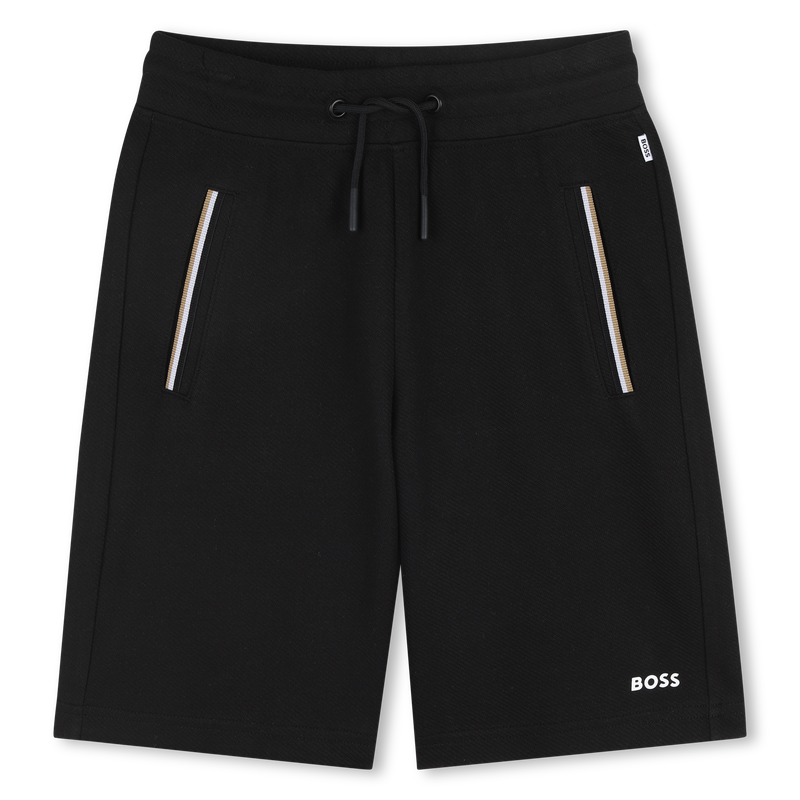 BOSS KIDS Cotton Bermuda Shorts
