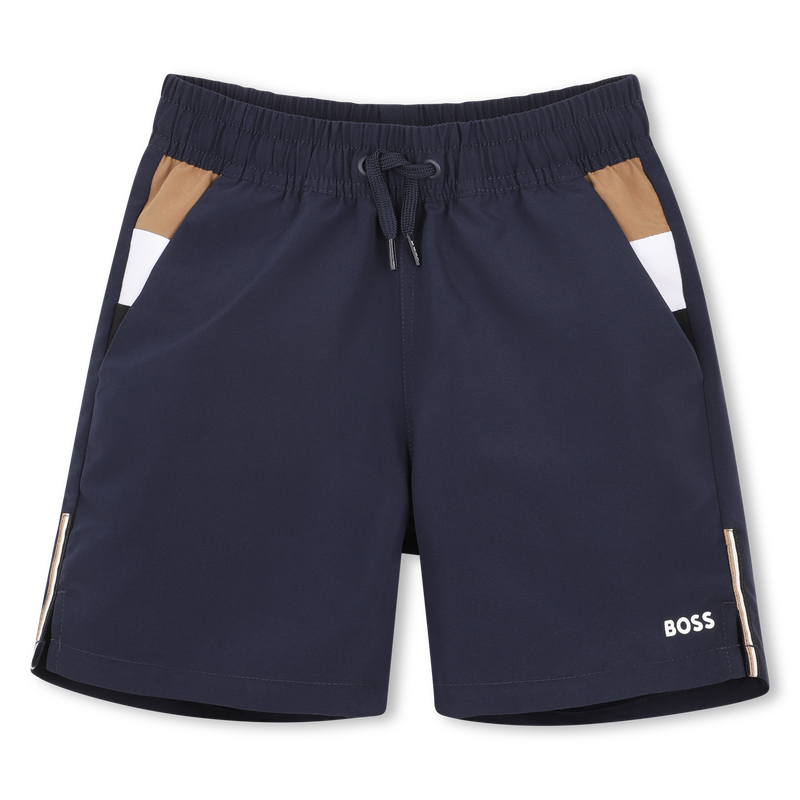BOSS BABY Stripe Pocket Swim Shorts