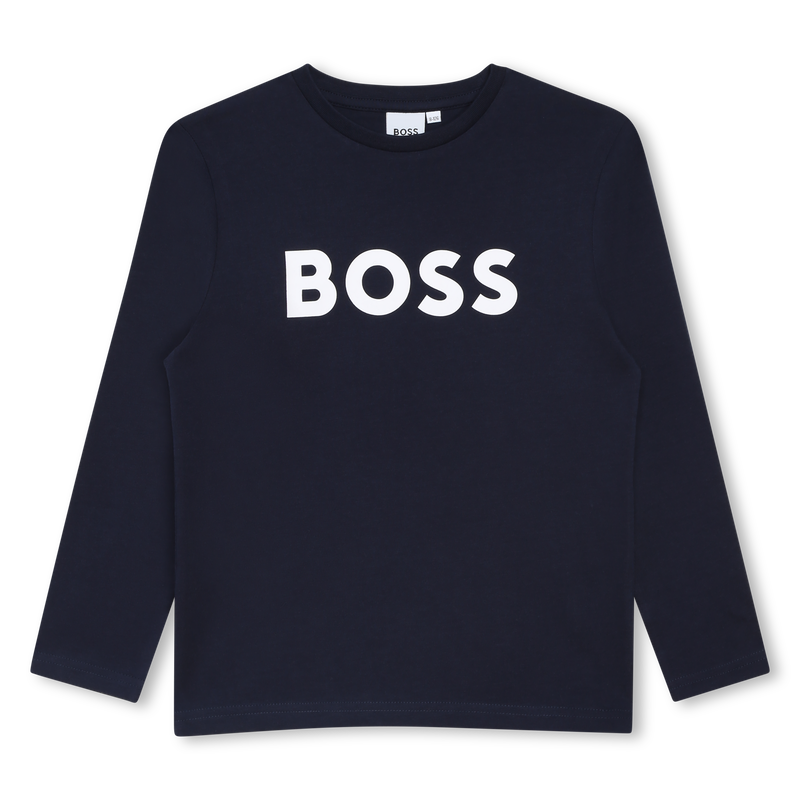 BOSS KIDS Long Sleeve Logo T-Shirt