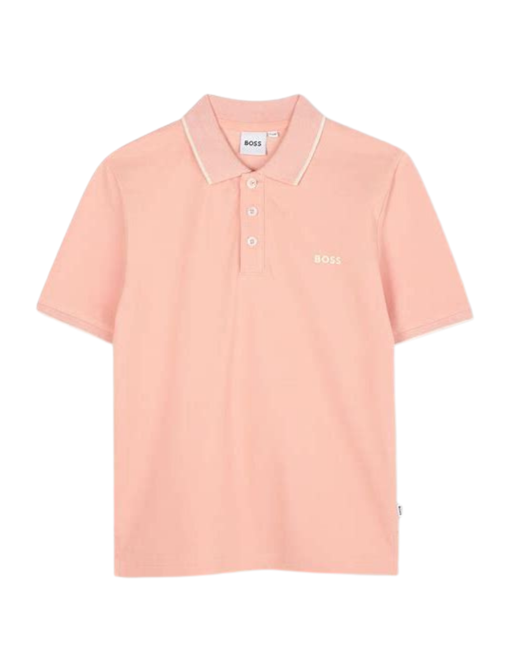BOSS KIDS Tipped Pique Polo
