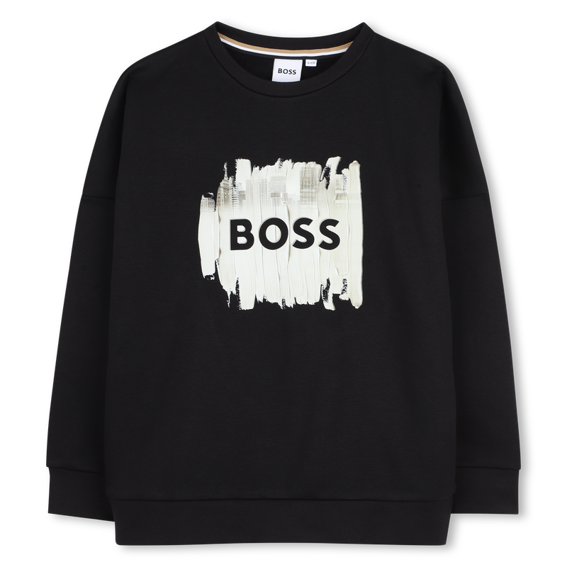 BOSS KIDS Paint Logo Sweatshirt