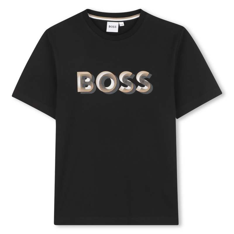 BOSS KIDS Illusion Graphic Logo T-Shirt