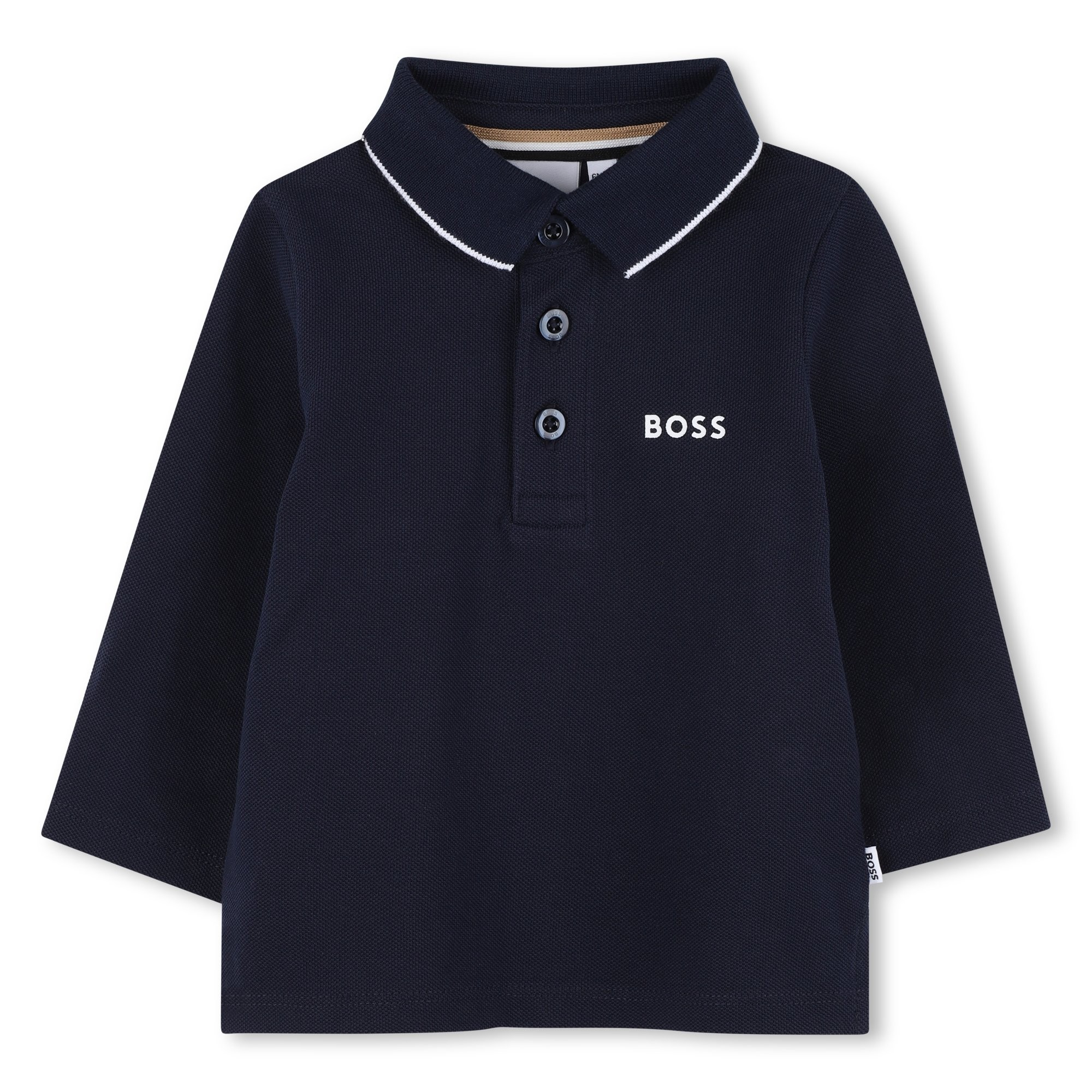 BOSS BABY Long Sleeve Pique Polo Shirt