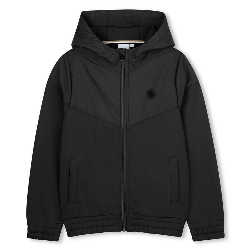 BOSS KIDS Zip-Up Logo Hoodie