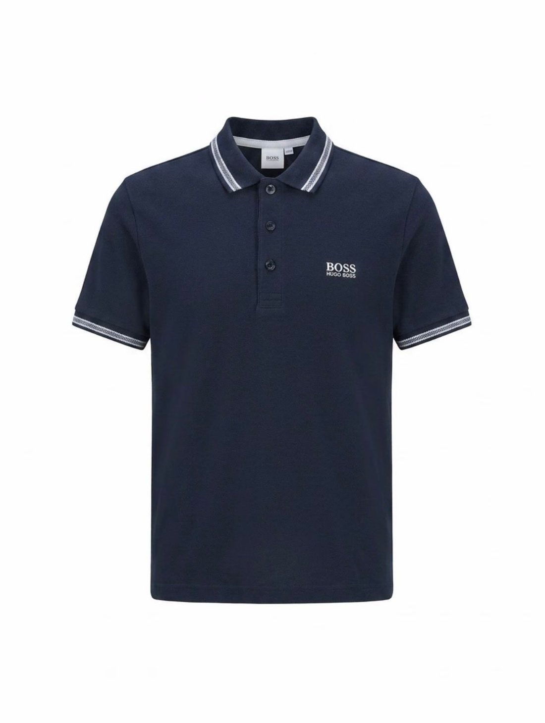 BOSS KIDS Tipped Short Sleeve Polo Shirt