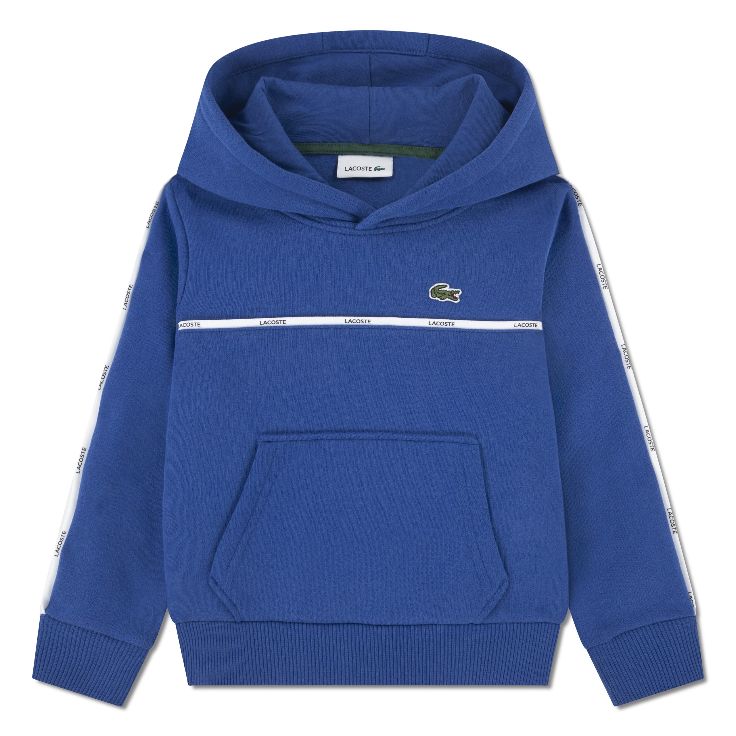 LACOSTE KIDS Micro Taping Pullover Hoodie (3y - 7y)