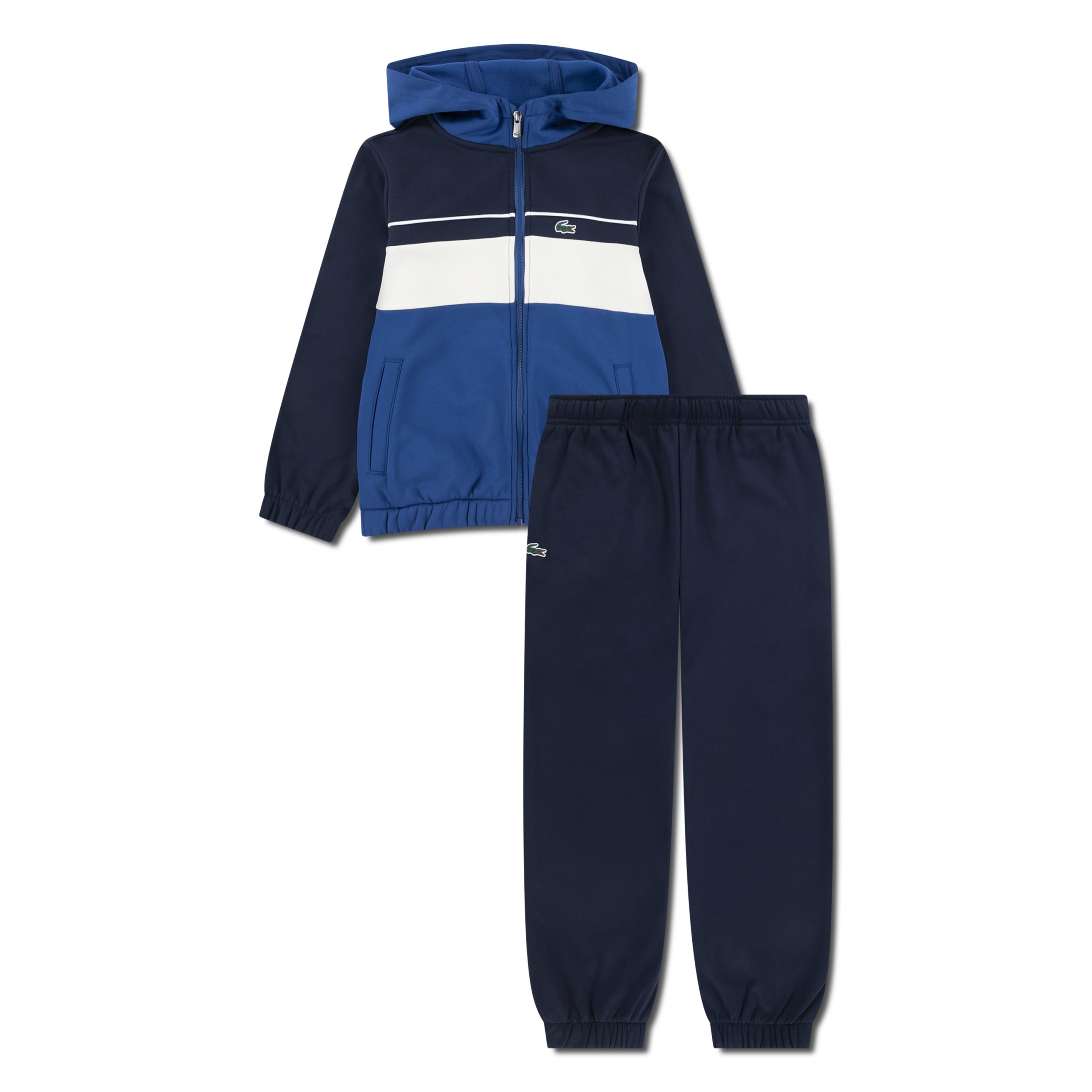 LACOSTE KIDS Front Stripe Tracksuit Set (2y - 7y)