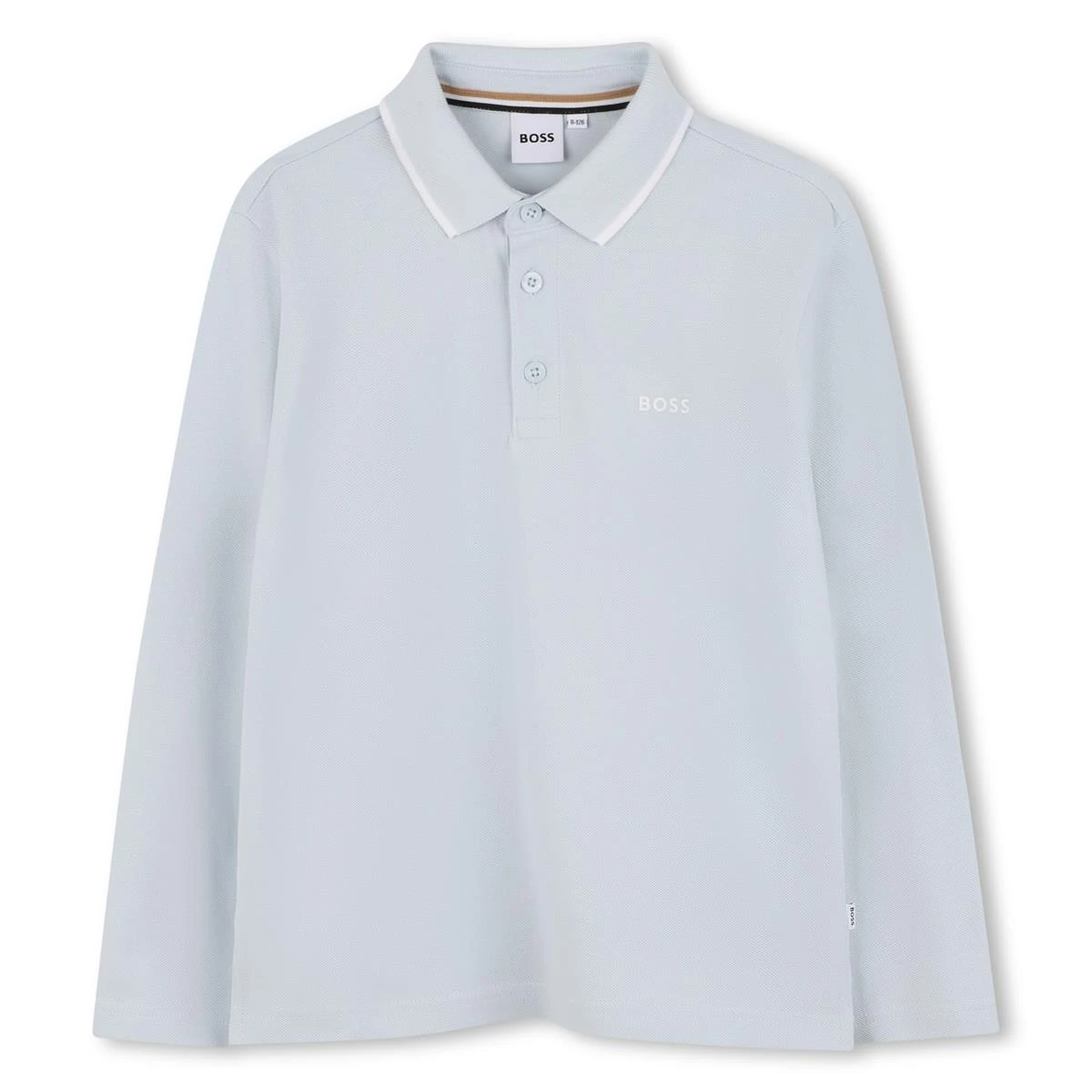 BOSS KIDS Long Sleeve Polo Shirt
