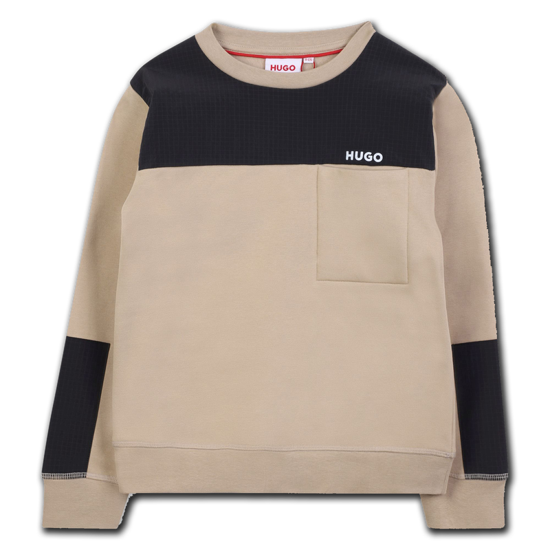 HUGO KIDS Colour Block Cargo Sweatshirt
