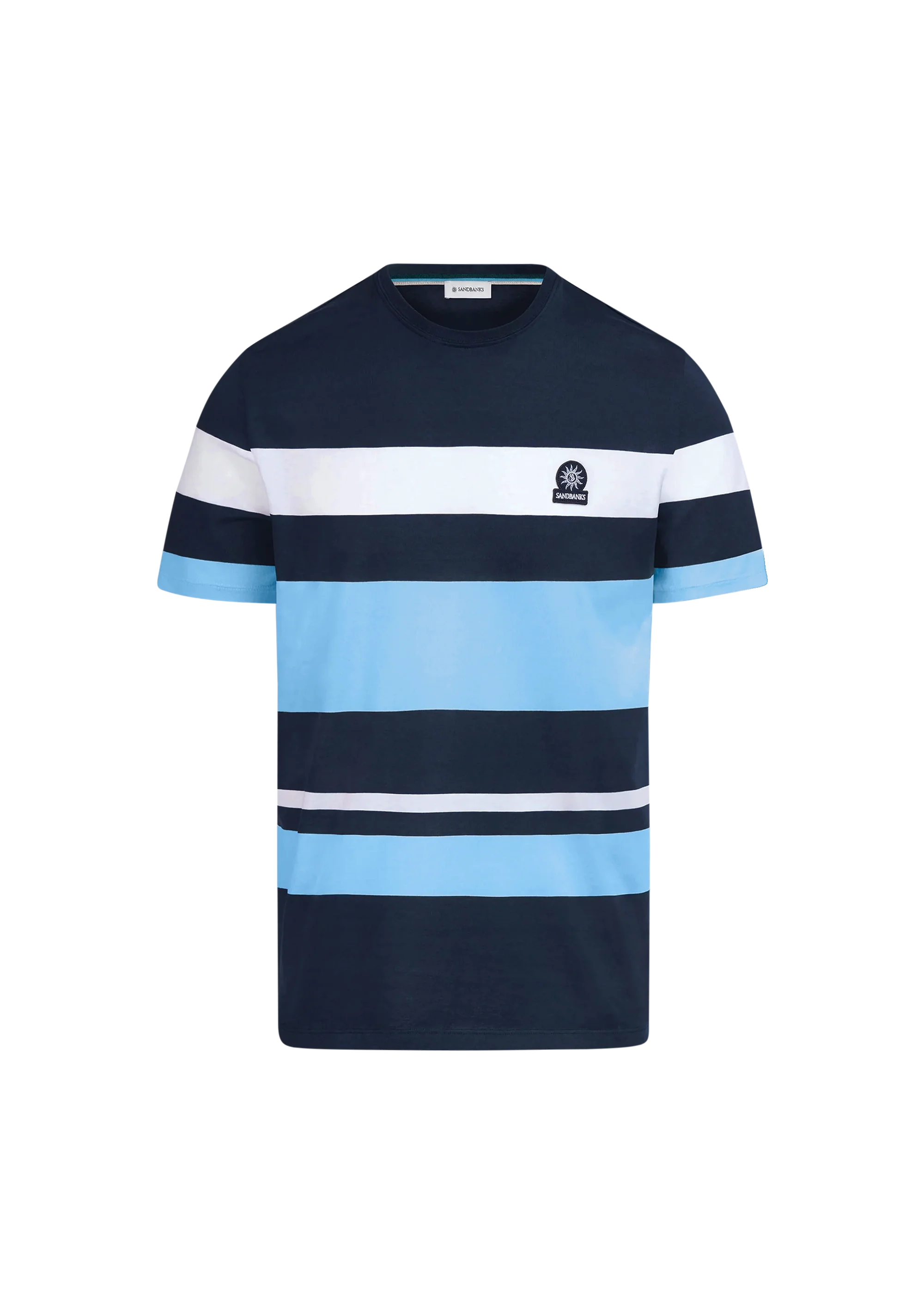SANDBANKS Mercerised Stripe T-Shirt
