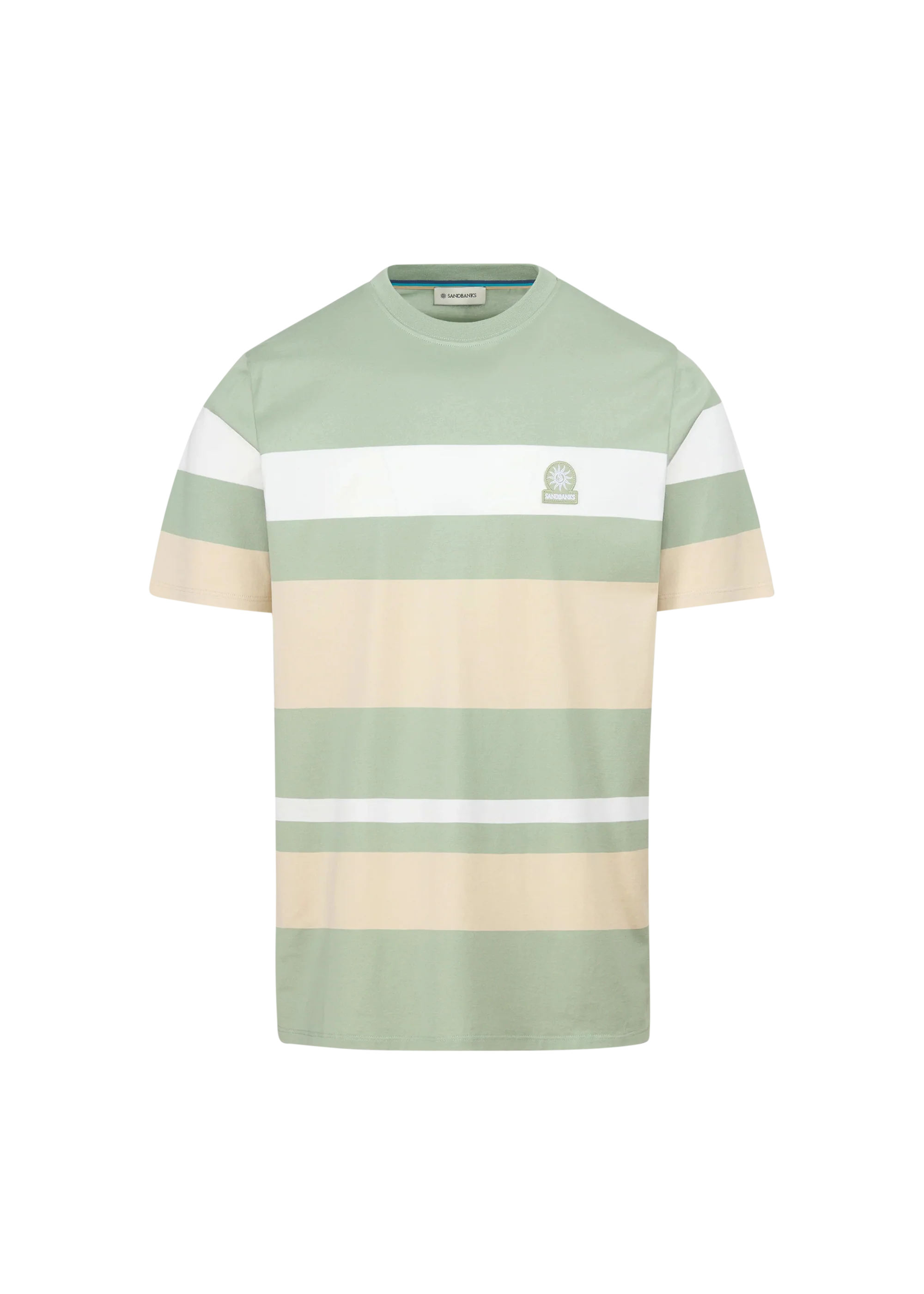 SANDBANKS Mercerised Stripe T-Shirt