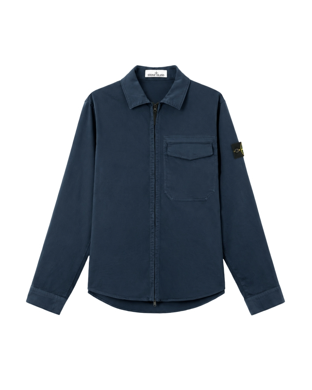 STONE ISLAND Regular Fit Zip Overshirt