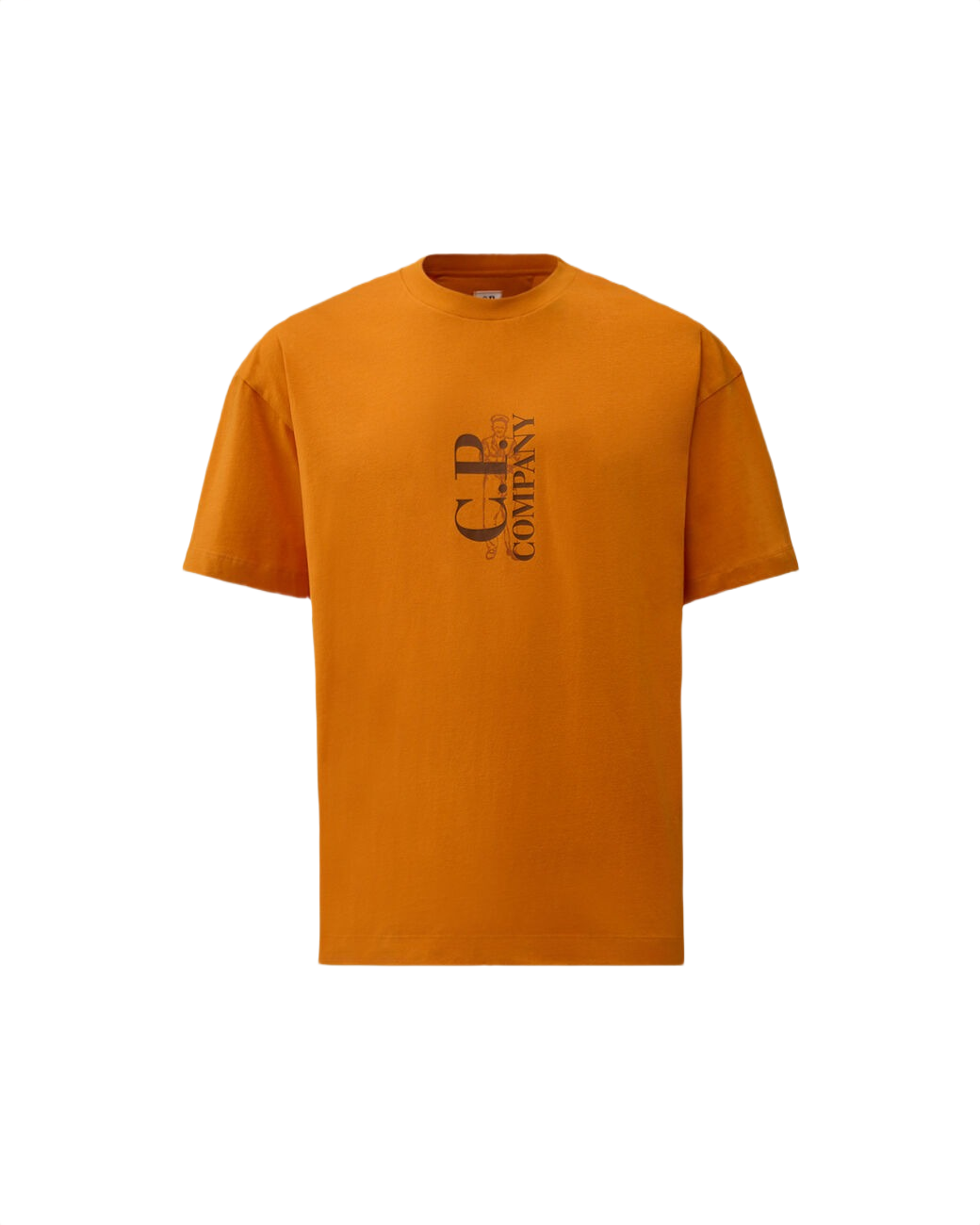 C.P. COMPANY 30/1 Jersey Short Sleeve Printed T-Shirt