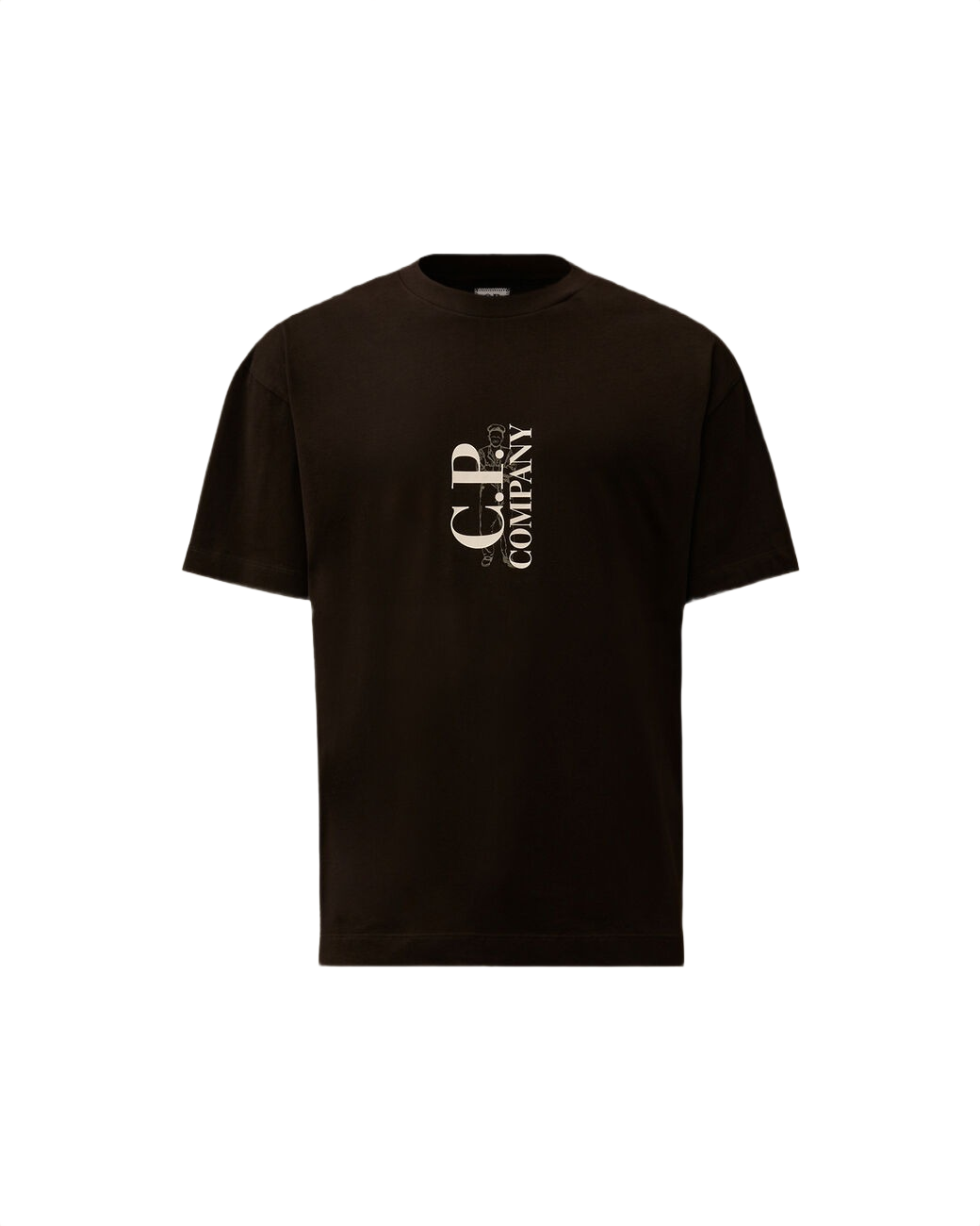 C.P. COMPANY 30/1 Jersey Short Sleeve Printed T-Shirt
