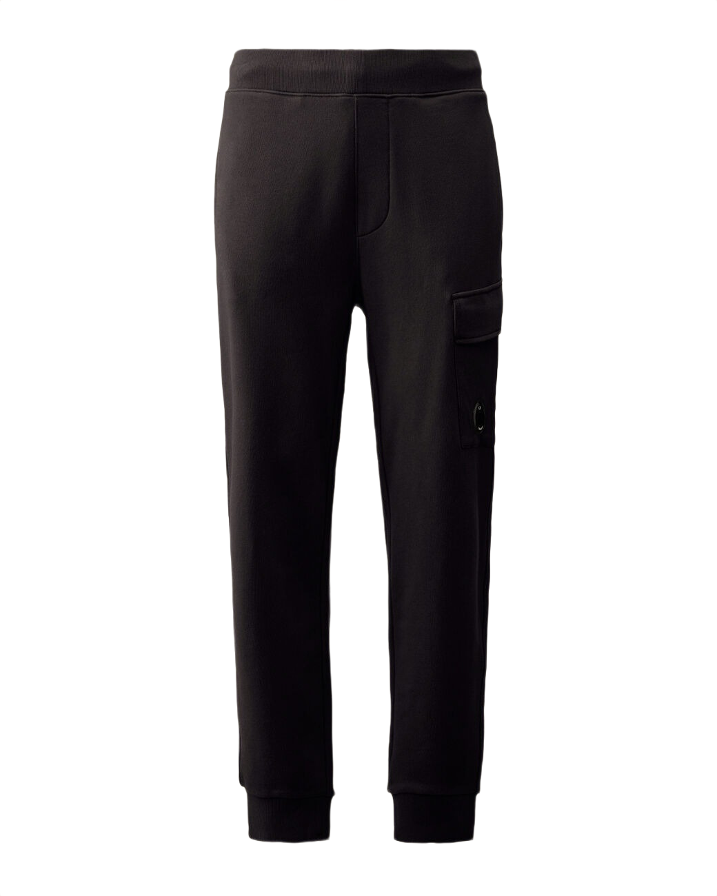 C.P. COMPANY Diagonal Raised Fleece Cargo Lens Sweatpants