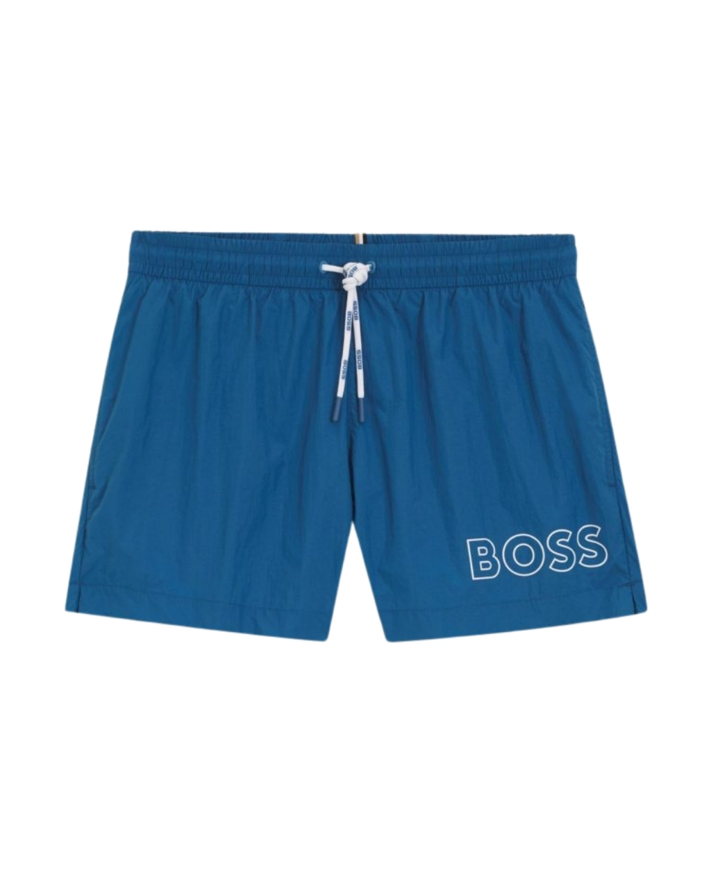 BOSS Mooneye Swim Shorts with Outline Logo Print